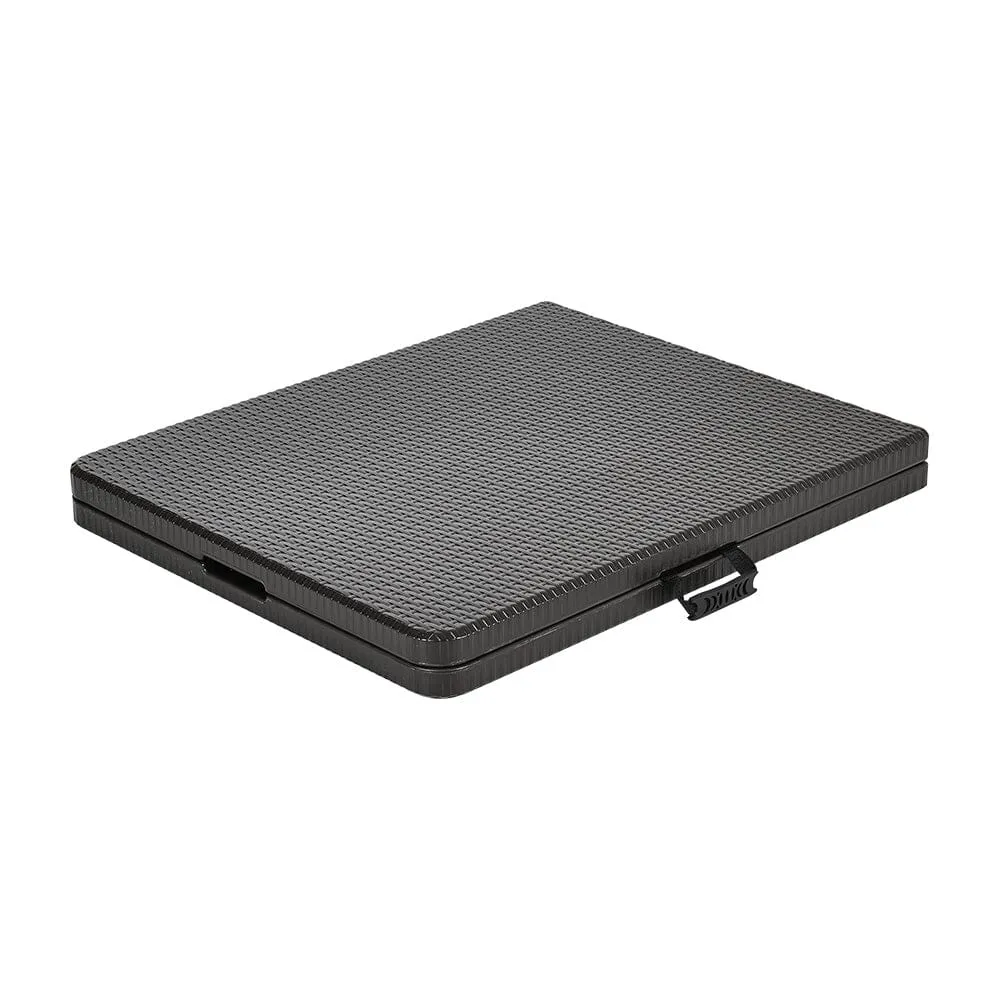 178cm L Folding Table Portable Outdoor Black Rattan Plastic Folding Table