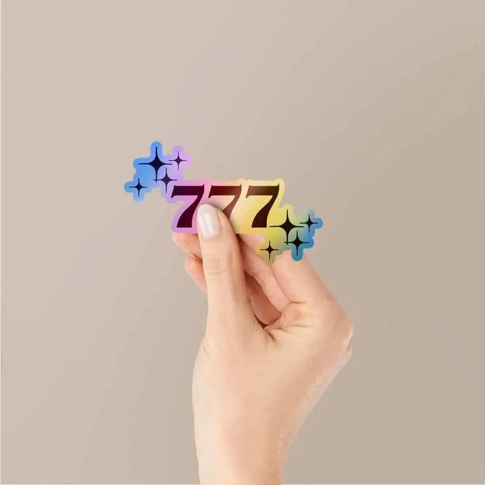 777 Holographic Stickers