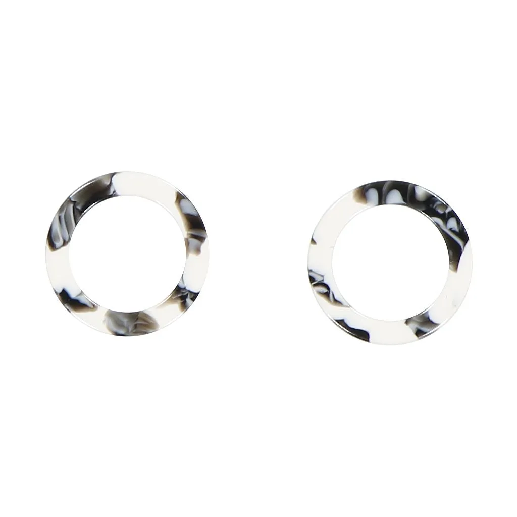 Anastasia Berlin Black White Earrings