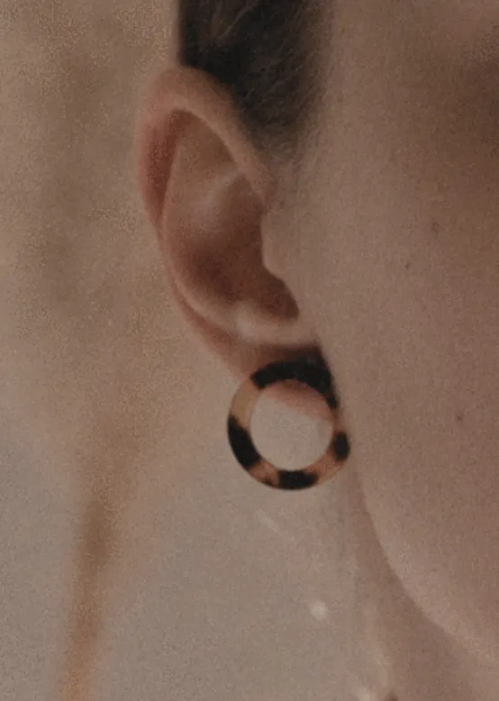 Anastasia Berlin Black White Earrings