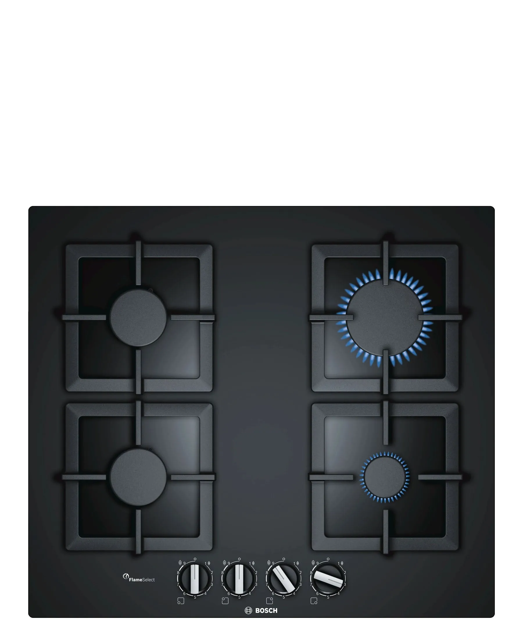 Bosch Gas Hob 4 plate 60cm series 6 PPP6A6B20Z- Black