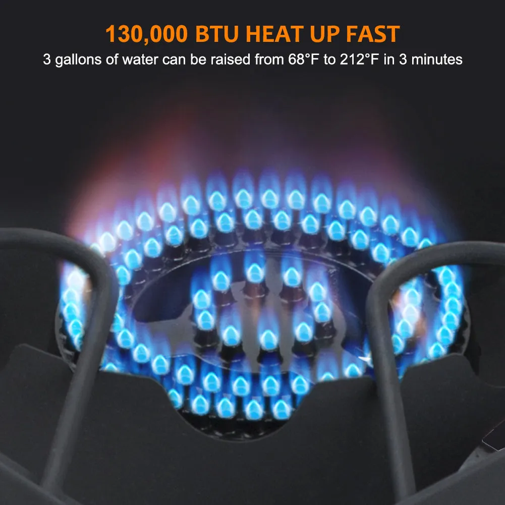Camplux Outdoor Propane Burner - 130,000 BTU