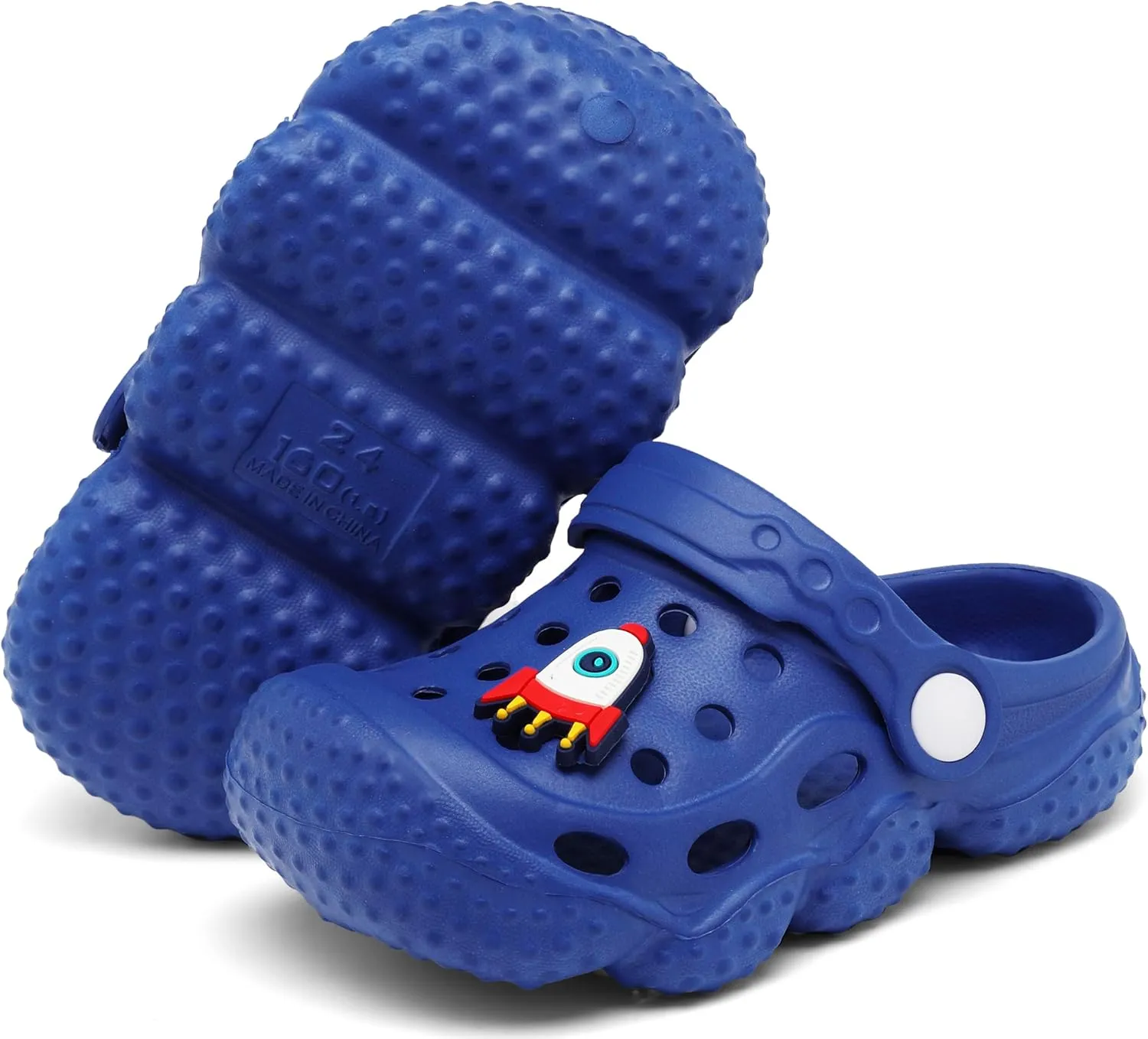 ChayChax Kid's Garden Clogs Cute Slides Sandals Toddlers Beach Pool Shower Shoes with Non-Slip Sole