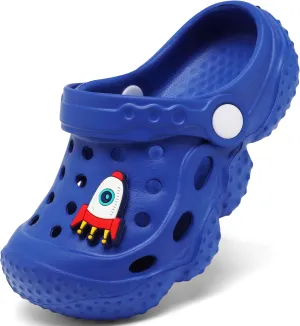 ChayChax Kid's Garden Clogs Cute Slides Sandals Toddlers Beach Pool Shower Shoes with Non-Slip Sole