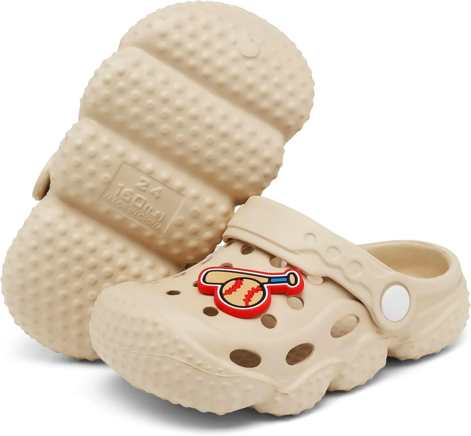 ChayChax Kid's Garden Clogs Cute Slides Sandals Toddlers Beach Pool Shower Shoes with Non-Slip Sole