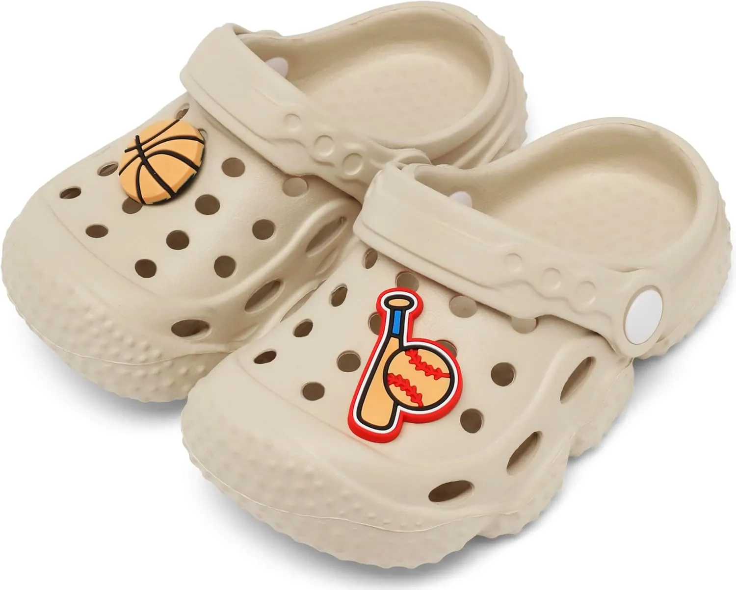 ChayChax Kid's Garden Clogs Cute Slides Sandals Toddlers Beach Pool Shower Shoes with Non-Slip Sole