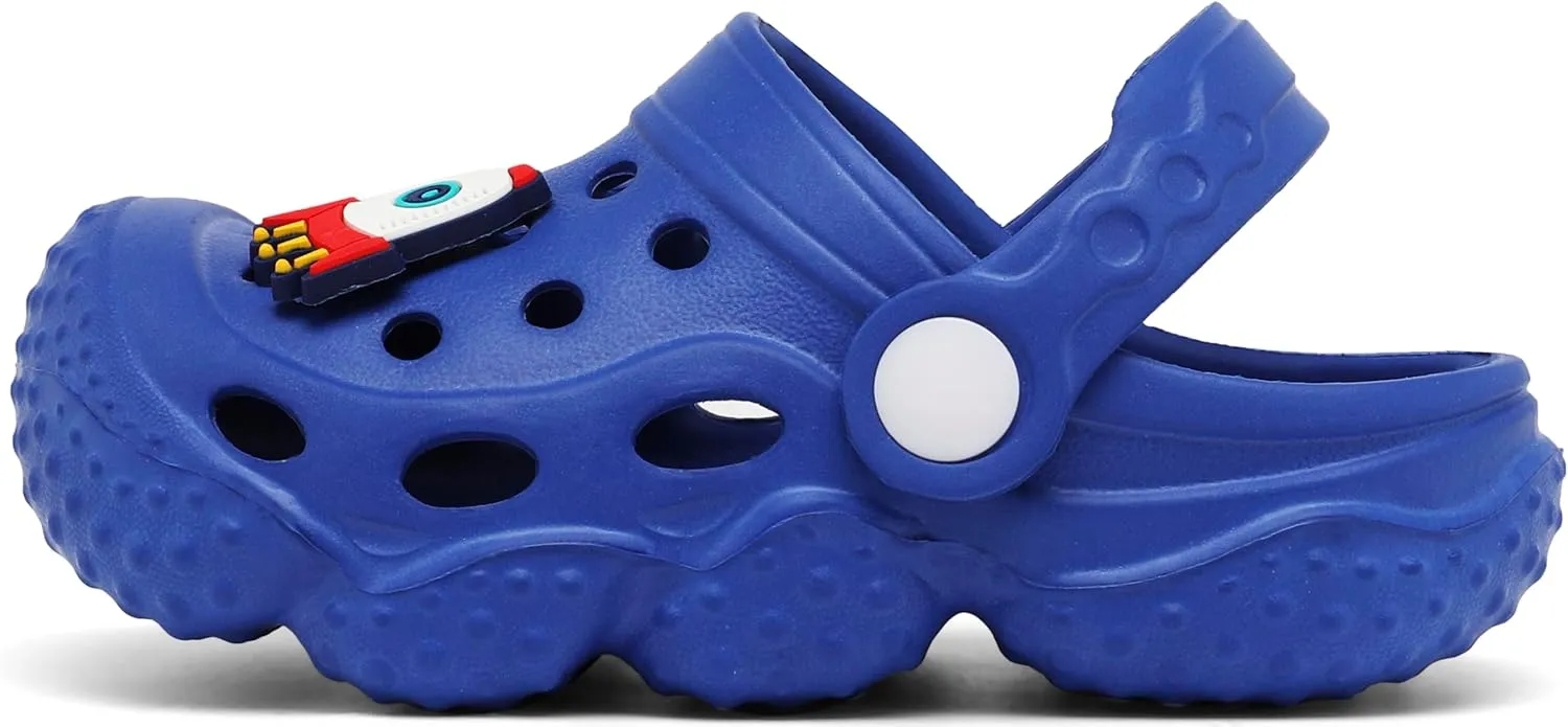 ChayChax Kid's Garden Clogs Cute Slides Sandals Toddlers Beach Pool Shower Shoes with Non-Slip Sole