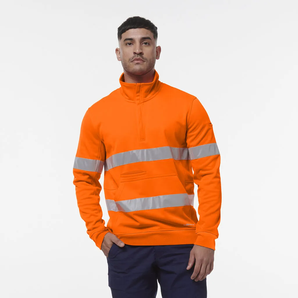 King Gee Reflective 1/4 Zip Fleece (K55048)